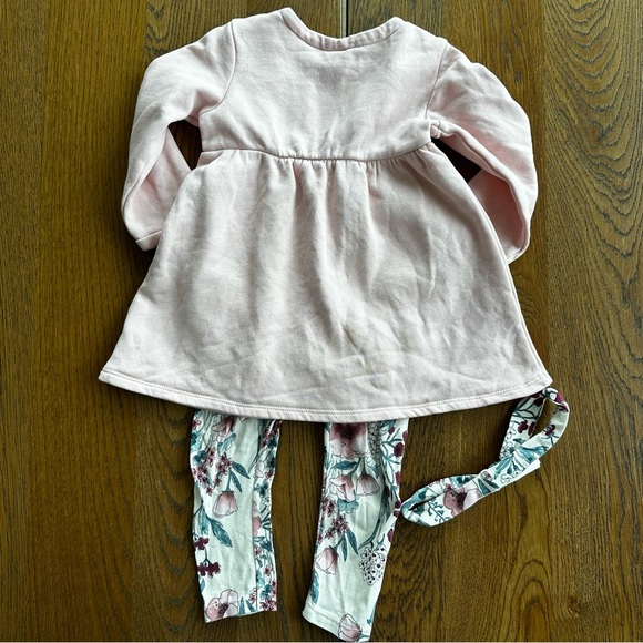 H&M Pink Floral Matching Set | Size 12-18 months - Picture 2 of 2